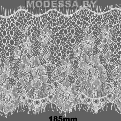 А 399 Кружево синтетич. 185мм Ц:Молочный 