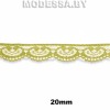 5002 Кружево синт. 20мм Ц:2 Олива