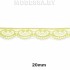 5002 Кружево синт. 20мм Ц:34 Св.Зелёный
