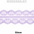 5002-2 Кружево синтетическое 50мм Ц:12 Сиреневый