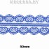 5002-2 Кружево синтетическое 50мм Ц:9 Синий