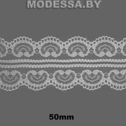 5002-2 Кружево синтетическое 50мм Ц:Молочный 
