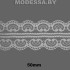 5002-2 Кружево синтетическое 50мм Ц:Молочный 