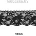 5660 Кружево синтетическое 50мм Ц:Чёрный