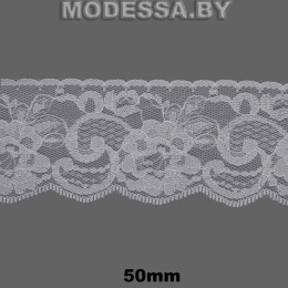 5660 Кружево синтетическое 50мм Ц:Белый