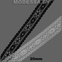 706 Кружево синтетическое 20мм 