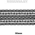741-2А Кружево синтетическое 50мм Ц:Чёрный 