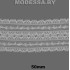 741-2А Кружево синтетическое 50мм Ц:Молочный 