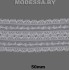 741-2А Кружево синтетическое 50мм Ц:Белый