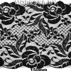 890 Кружево синтетическое 150мм Ц:Чёрный 