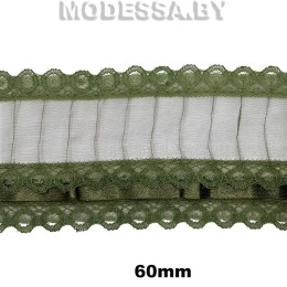 8 S Тесьма синт. 65мм Ц:3 Зелёный