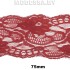 914 Кружево синтетическое 75мм Ц:11 Бордовый