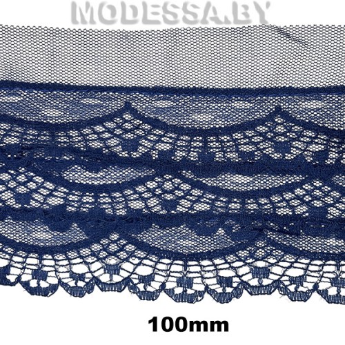 9-S Тесьма синтетич. 100мм Ц:Синий 