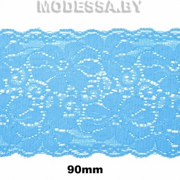 1001 (248/8579) Кружево 90мм Ц:5 Голубой 