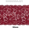 1001 (248/8579) Кружево 90мм Ц:74 Т.Бордовый 