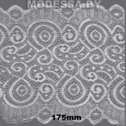 1244 Кружево синтетическое 175мм Ц:Белый 