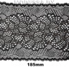 18659 Кружево синтетич. 185мм Ц:Чёрный 