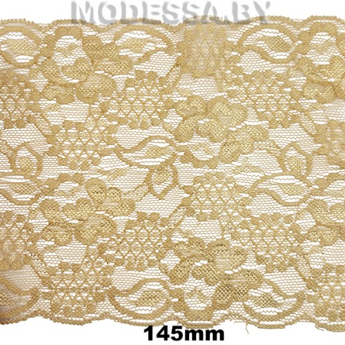 3852 CLA Кружево синт. 145мм Ц:Т267 Кофейный 