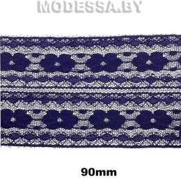 4904 Кружево синтетическое 80мм Ц:Синий 