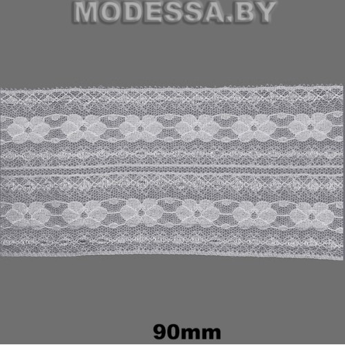 4904 Кружево синтетическое 90мм Ц:Белый 