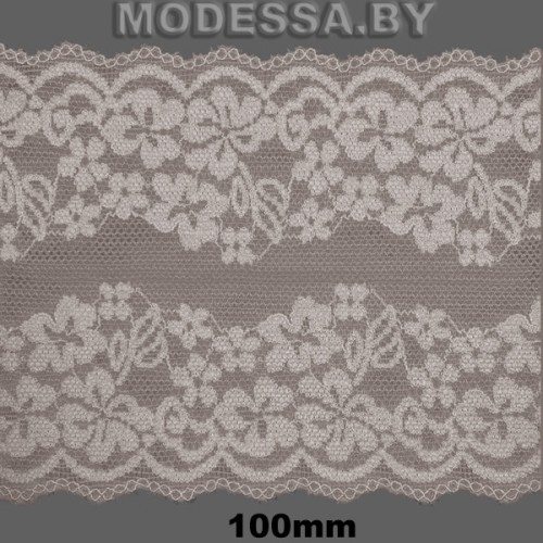 5019 Кружево синтетич. 100мм Ц:Розовый