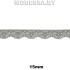 5546 Кружево синтетическое 15мм Ц:Серый