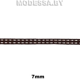 14 S Тесьма Ц:951 Коричневый 7мм
