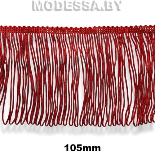 40937.10 Бахрома для одежды 105мм Ц:Красный 
