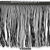 40937.15 Бахрома для одежды 150мм Ц:Чёрный 