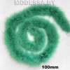 40762.40ST Тесьма из перьев боа 100мм 2м Ц:5 Зелёный
