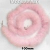 40762.40ST Тесьма из перьев боа 100мм 2м Ц:6 Розовый
