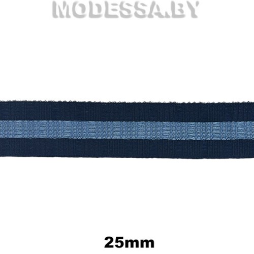 1817 HY Лента текстильная 25мм Ц:Синий