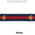 2126 А Тесьма "Муха" 25мм Ц:2 Синий 