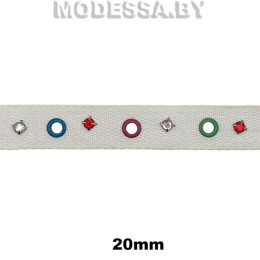 2974 CTZ Тесьма 20мм Ц:Белый 