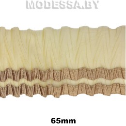 311 А Тесьма 65мм Ц:Т.Бежевый