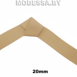 3689R Тесьма 20мм Ц:16-1320 Бежевый