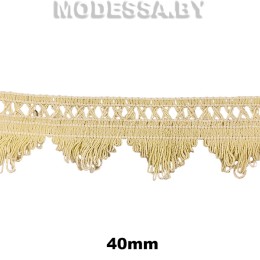 409 KJ Тесьма 40мм Ц:Бежевый 