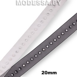 417 RS Тесьма со стразами 20мм 