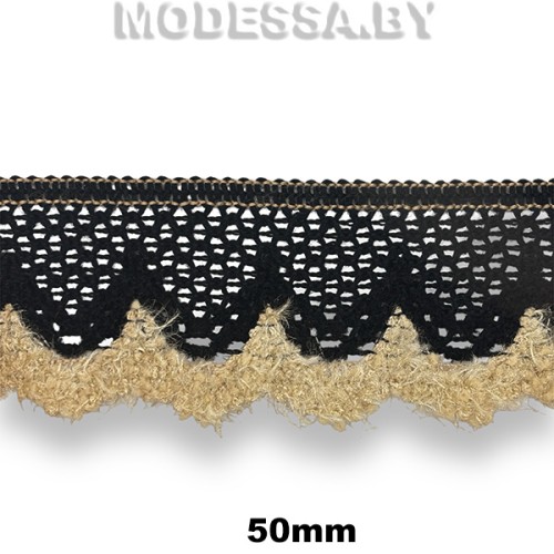 458 KJ Тесьма 50мм Ц:1 Чёрный 