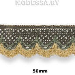 458 KJ Тесьма 50мм Ц:5 Зелёный 