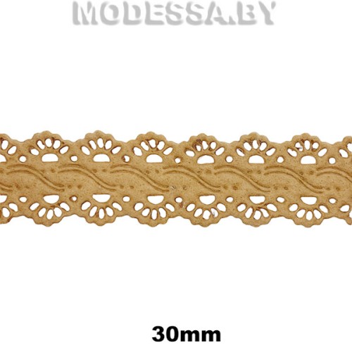 47 Тесьма 30мм Ц:Бежевый 