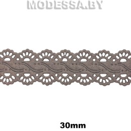 47 Тесьма 30мм Ц:Серый 