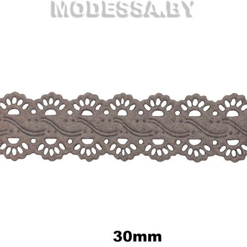 47 Тесьма 30мм Ц:Серый 