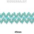 608 KJ Тесьма 45мм Ц:Бирюзовый