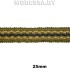 8822 Тесьма 25мм Ц:Горчица 