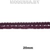 8917 Тесьма 20мм Ц:Бордовый
