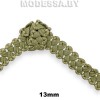 0325 CTZ Тесьма из экокожи 15мм Ц:21 Св.Оливковый