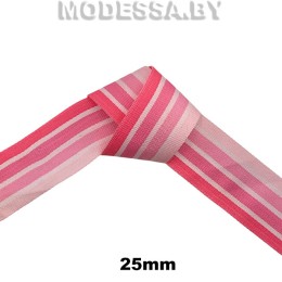 07225 Тесьма 25мм Ц:Розовый