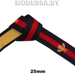 2126 А Тесьма "Муха" 25мм Ц:1 Чёрный 