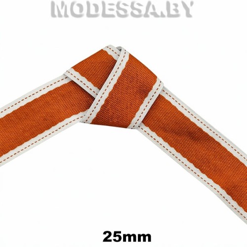 2245 Лента синт. 25мм Ц:1 Рыжий 